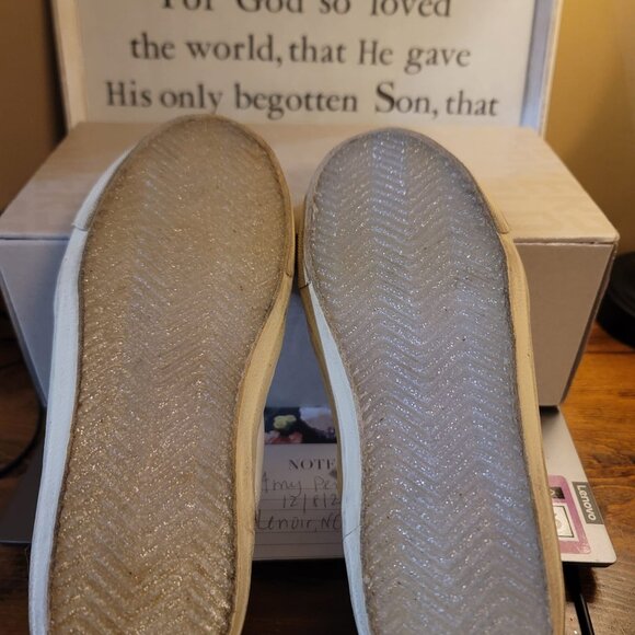 Golden Goose Slides Ombre Pearls White and Pink Silver Glitter Star Size 38 ⭐️ - Picture 10 of 10